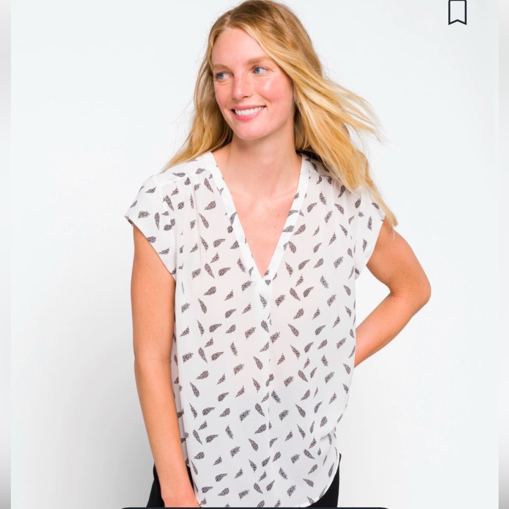 Fun2Fun Lillian V Neck Blouse